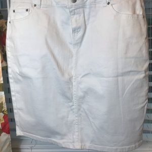 Falda Mahon Blanca / White Denim skirt